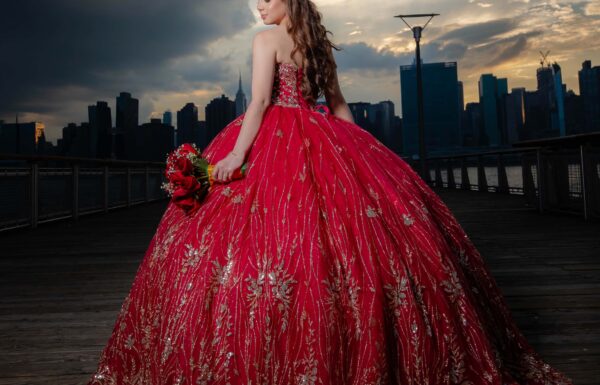 The party of Angelina M Red Quince dress, Sweet 16 photo and video New York Gallery 0