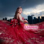 The wedding of Angelina M Red Quince dress, Sweet 16 photo and video New York Gallery 3