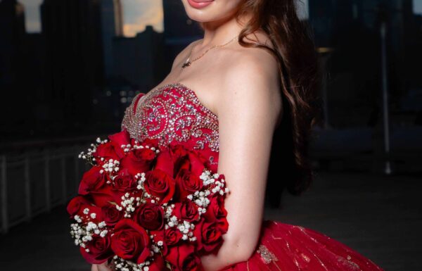 The party of Angelina M Red Quince dress, Sweet 16 photo and video New York Gallery 3